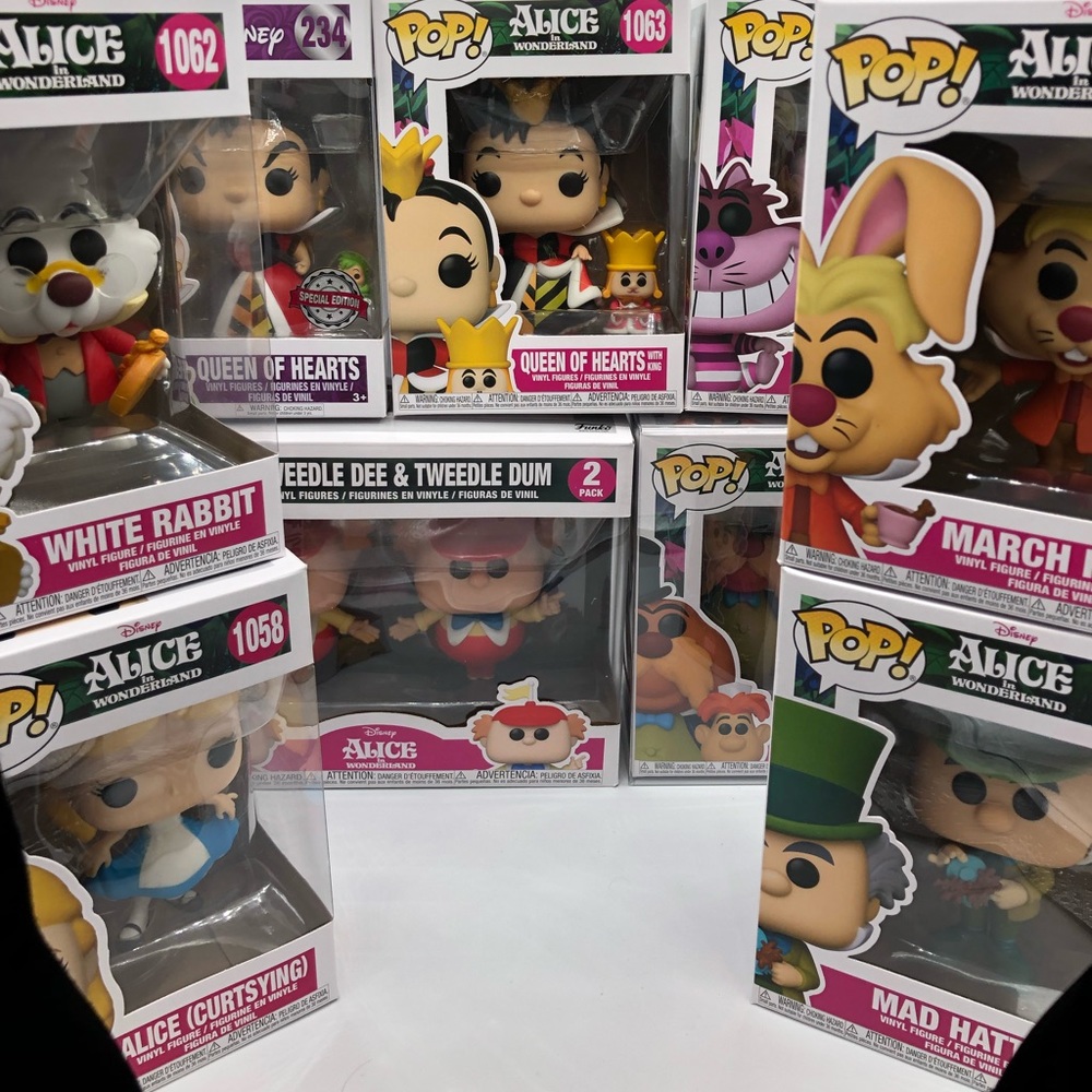 Alice & Wonderland Funko Pop Lot 70th Anniversary